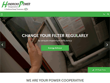 Tablet Screenshot of hendrickspower.com